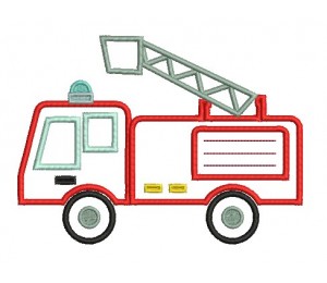 Stickdatei - Feuerwehr Auto Appli